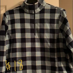 Lands end fleece half zip